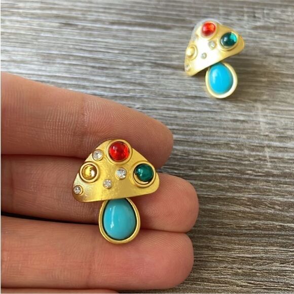 Mushroom earring N448 - Picture 2 of 4